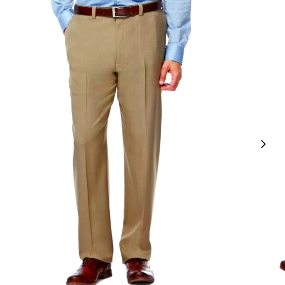 3/$25 Haggar mens khaki trousers 32x30